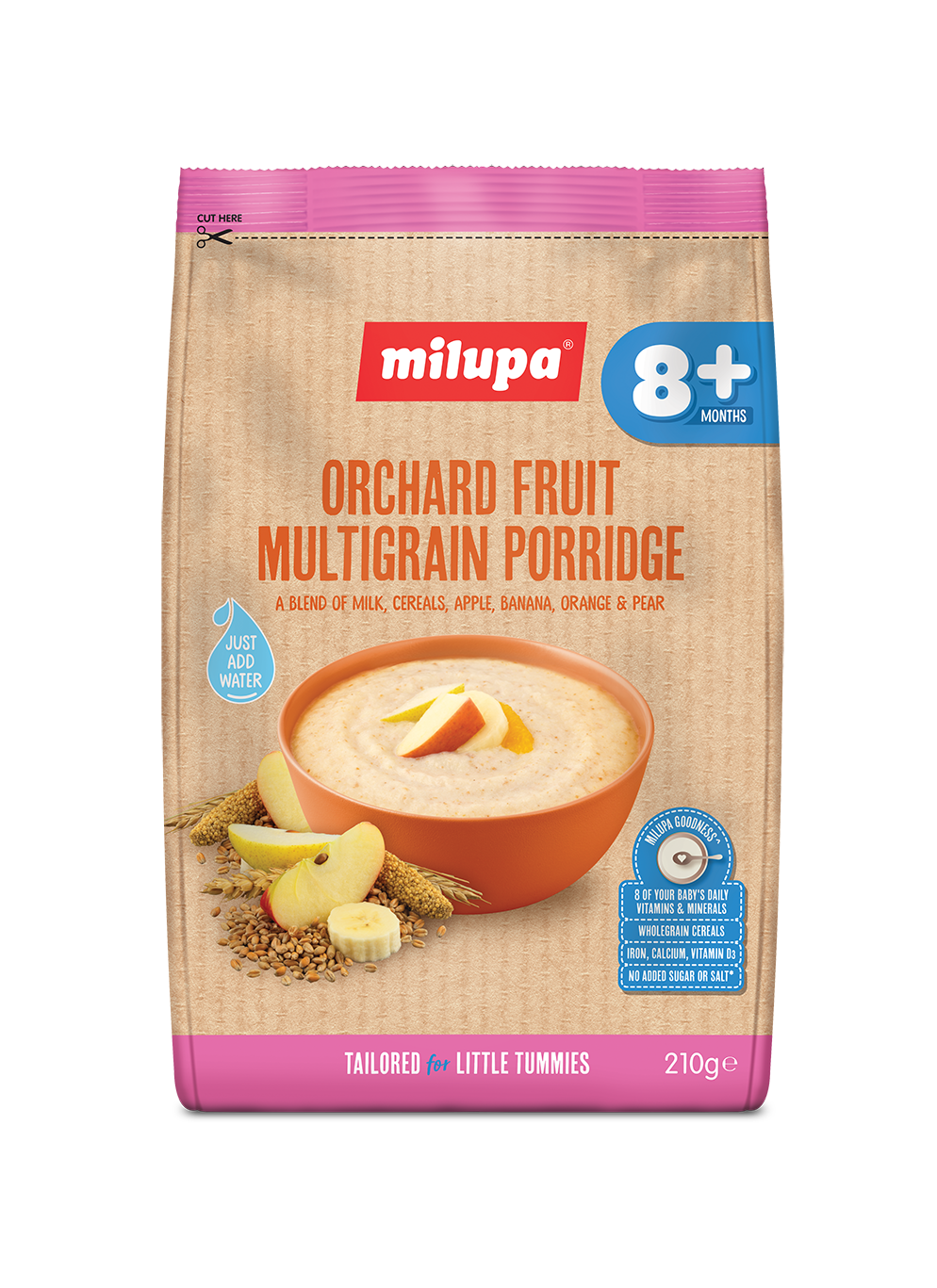 Orchard fruit multigrain porridge